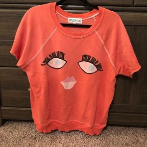 Wildfox Short Sleeve Sweatshirt